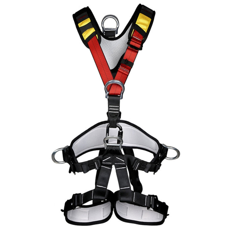 XINDA XDA9516 Outdoor Rock Climbing Polyester High-strength Wire Adjustable Downhill Whole Body Safety Belt, Whole Body Safety Belt