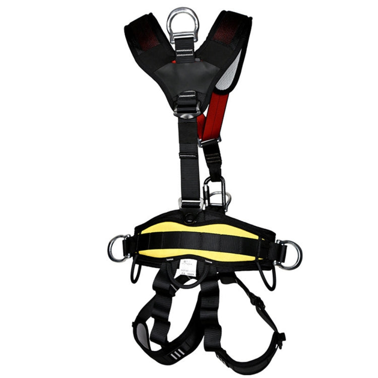 XINDA XDA9516 Outdoor Rock Climbing Polyester High-strength Wire Adjustable Downhill Whole Body Safety Belt, Whole Body Safety Belt