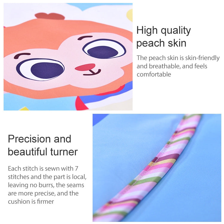 Children Cartoon Floor Mat Indoor Toy Tent Cotton Pad Crawling Mat, Diameter: 140cm,  Random Styles Delivery, Floor Mat