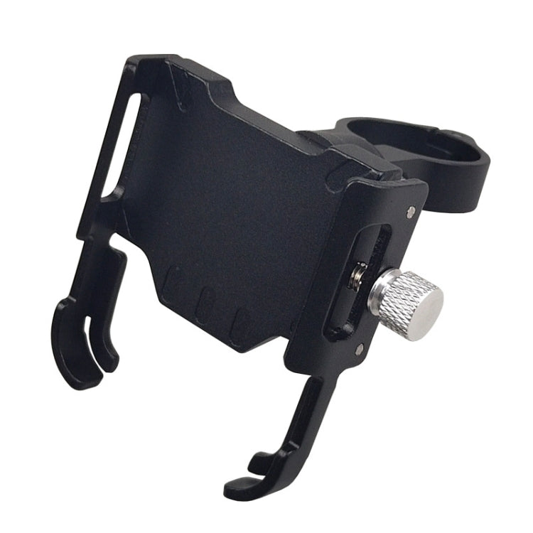 BIKERSAY MP008 Bike Motorcycle Aluminum Alloy Phone Holder Handlebar Clips, MP008(Titanium Color), MP008(Black), MP008(Red)