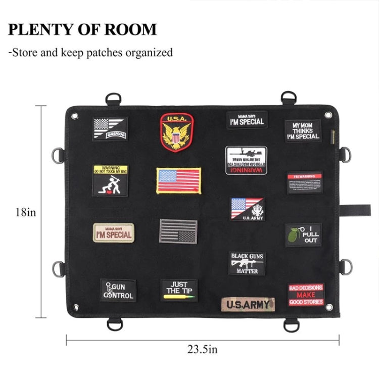 KOSIBATE CL-126 Velcro Badge Storage Board with Hook