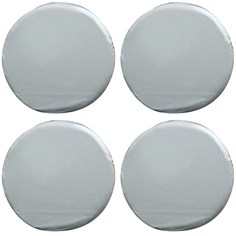 4PCS 210D Oxford Cloth RV Caravan Tire Dustproof and Waterproof Cover For 27-29 inch, Caravan Tire Cover