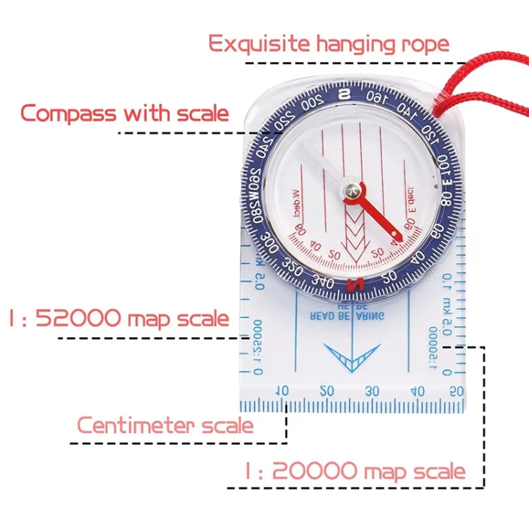 Nisa DC47-3 Outdoor Compass Map Scale, DC47-3