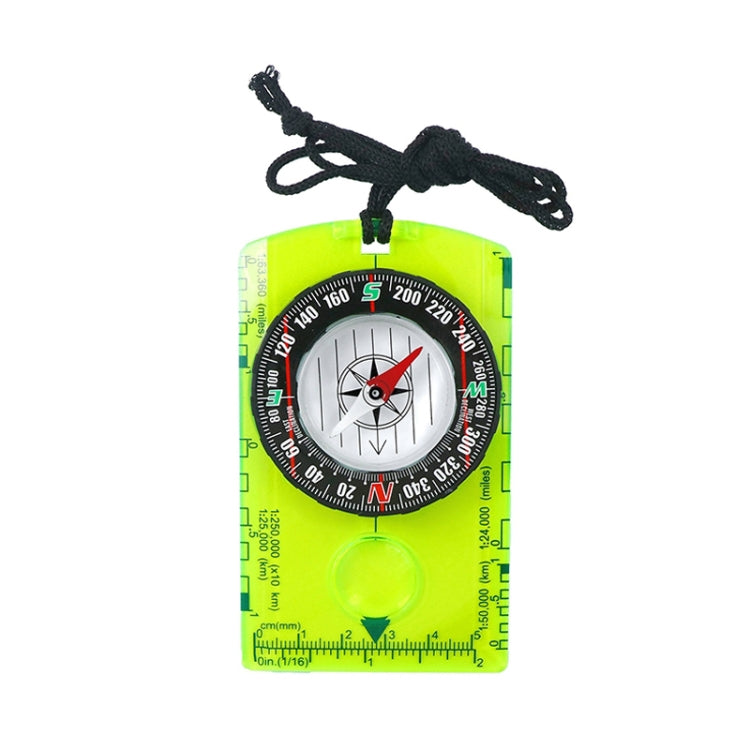 2pcs DC361 Outdoor Multifunctional Compass Map Scale, DC361
