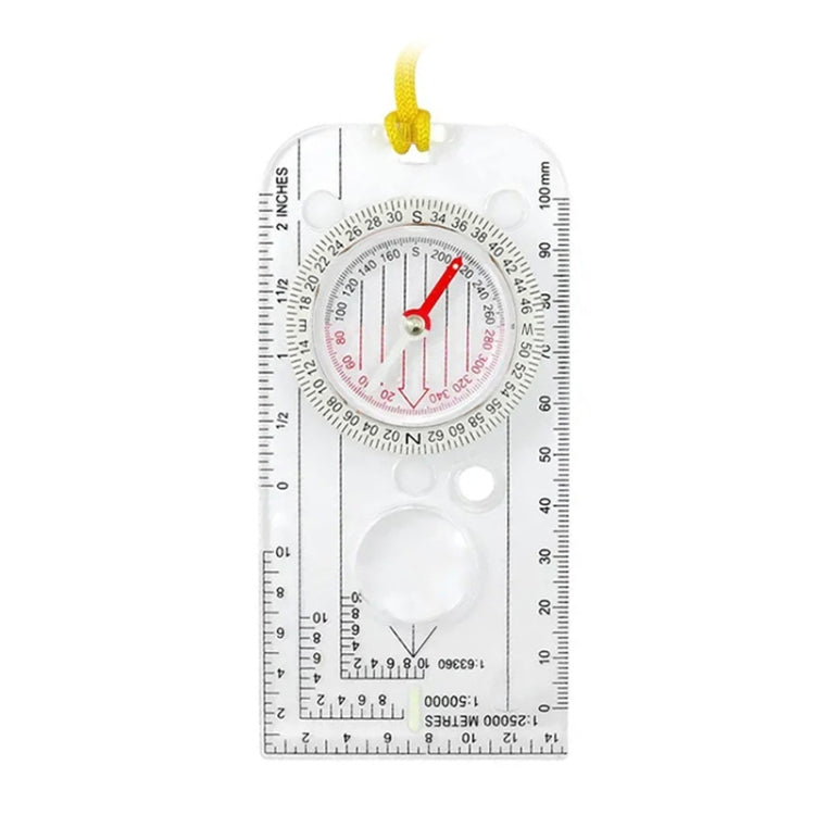 2pcs Nisa DC40-3A Outdoor Transparent Compass Map Scale, DC40-3A