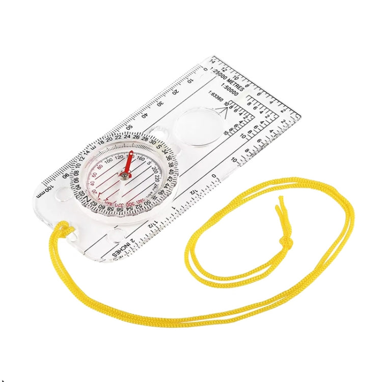 2pcs Nisa DC40-3A Outdoor Transparent Compass Map Scale, DC40-3A