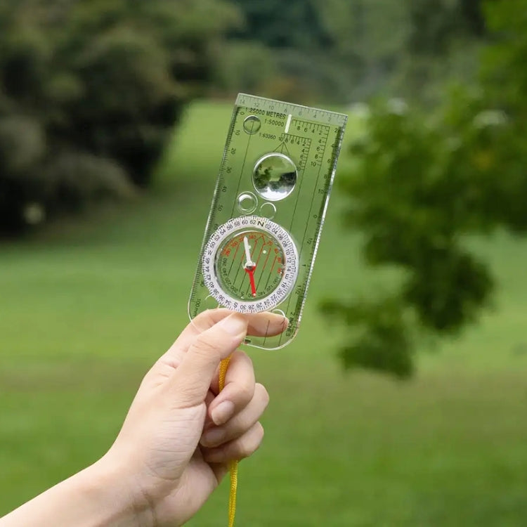 2pcs Nisa DC40-3A Outdoor Transparent Compass Map Scale, DC40-3A