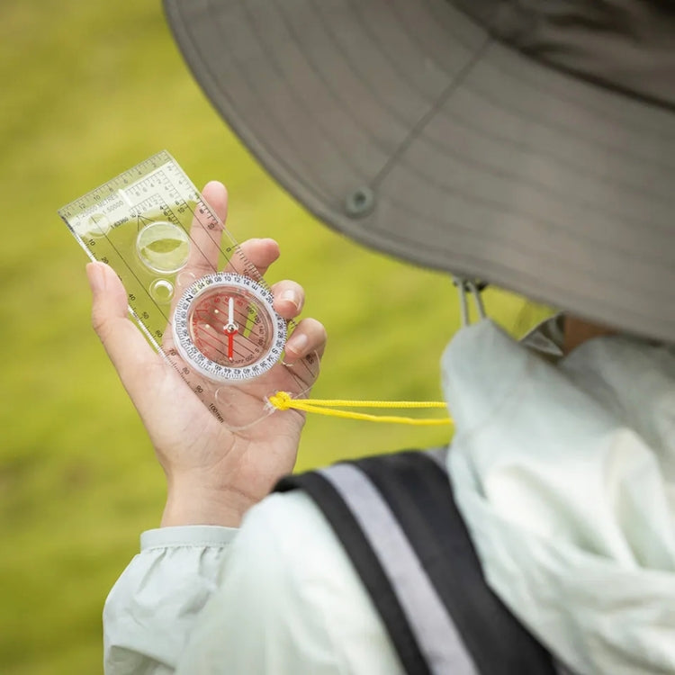 2pcs Nisa DC40-3A Outdoor Transparent Compass Map Scale, DC40-3A