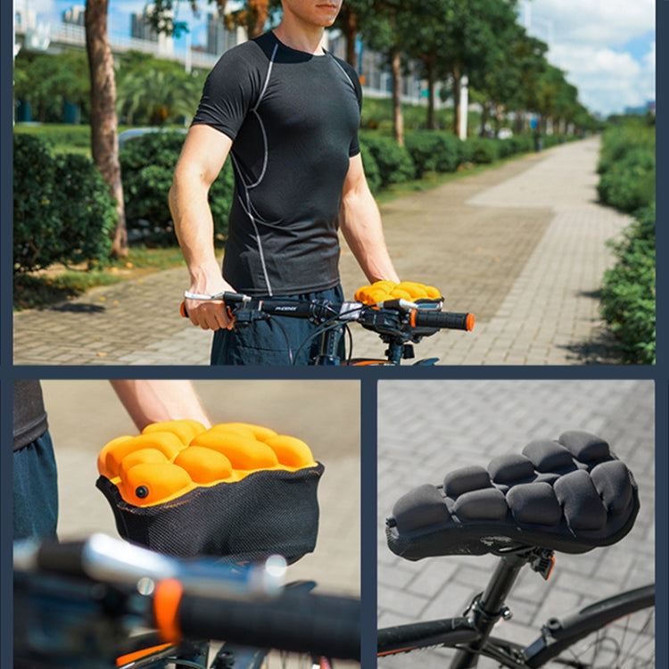 BC-203 1.0 M Size Bicycle Foldable Inflatable Airbag Cushion Seat Cover with Inflator, BC-203 1.0 M
