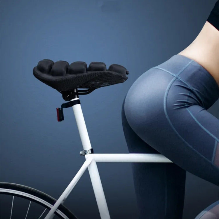 BC-203 2.0 M Size Bicycle Foldable Inflatable Airbag Cushion Seat Cover with Inflator, BC-203 2.0 M