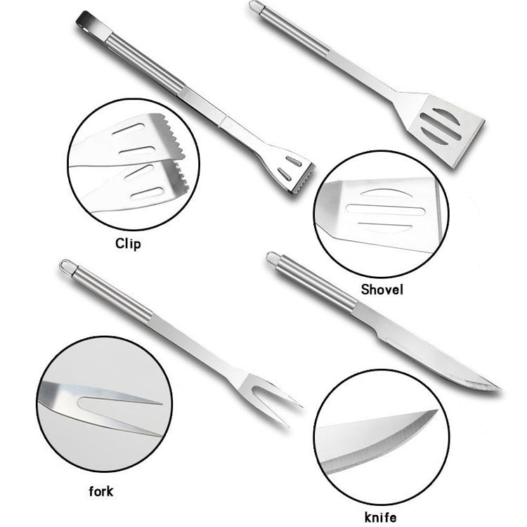 10 in 1 Outdoor Tableware Set Camping Barbecue Tableware Picnic Tool Set, 10 in 1