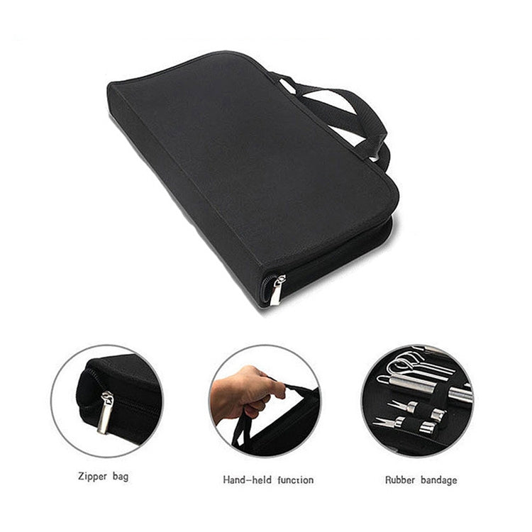 10 in 1 Outdoor Tableware Set Camping Barbecue Tableware Picnic Tool Set, 10 in 1