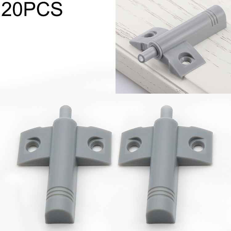 20 PCS Aircraft Shape Front Buffer Cabinet Door Anticollision Damper Shock Absorber, Front Buffer (Grey), Front Buffer (White)