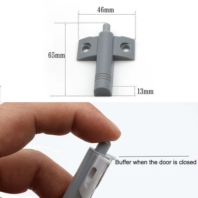 20 PCS Aircraft Shape Front Buffer Cabinet Door Anticollision Damper Shock Absorber, Front Buffer (Grey), Front Buffer (White)