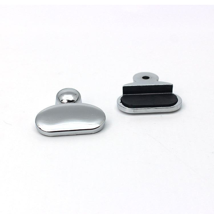 10 PCS Oval Glass Mirror Holder Buckle Fixing Accessories, Oval