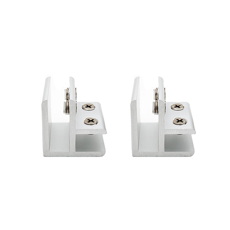 Aluminum Alloy Glass Combination Clamp Cabinet Partition Fixing Clip, 90 degrees Cliped 8-10mm, 90 degrees Cliped 8-10mm