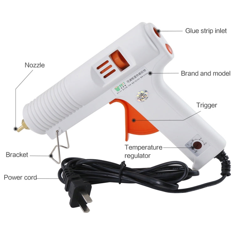 BEST-B-F 100W AC 220V Hot Melt Glue Gun Temperature Adjustable, BEST-B-F