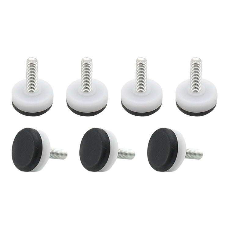 40 PCS Adjustable Foot Pad Furniture Screw Support Stub, M8x25, M8x25