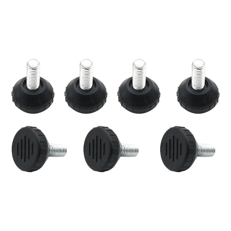 50 PCS Adjustable Foot Pad Furniture Screw Support Stub, M8x18, M8x18
