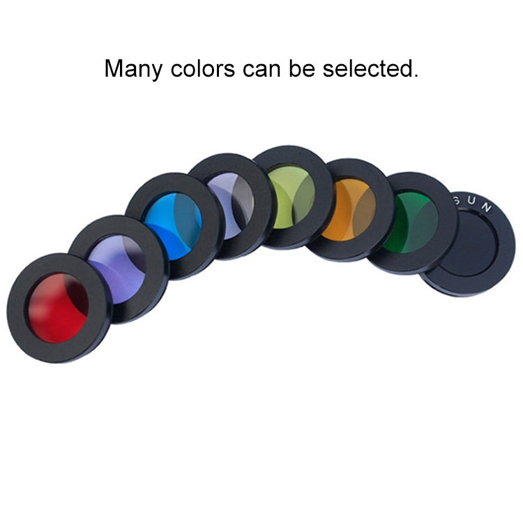 Datyson 5P9954 Astronomical Telescope Accessories 1.25 inch Planet Moon Nebula Filter Neutral Edition, Orange, Pink, Green, Blue, Purple, Red, Yellow, Black