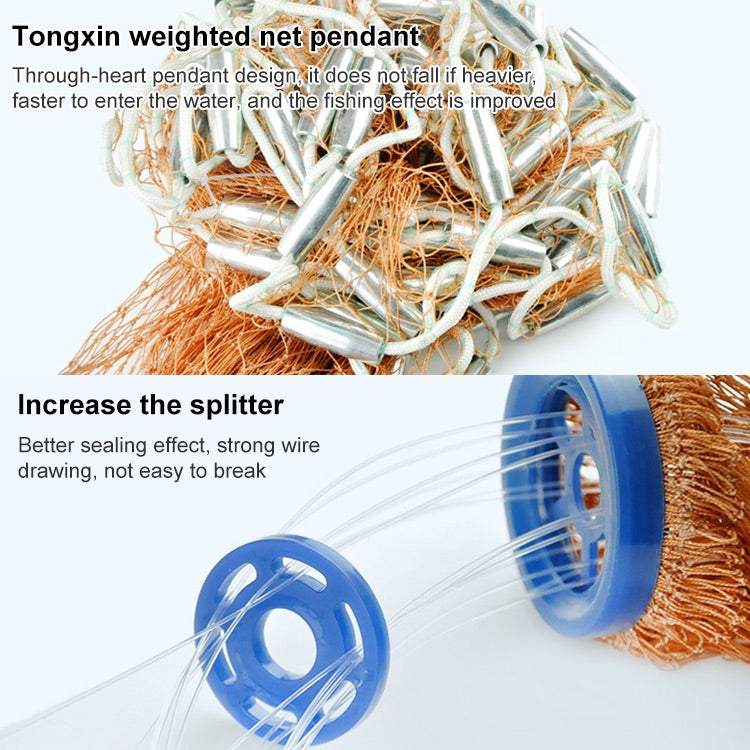360 Flying Disc Monofilament Fishing Net, Height: 1.8m, 360 Flying Disc Monofilament