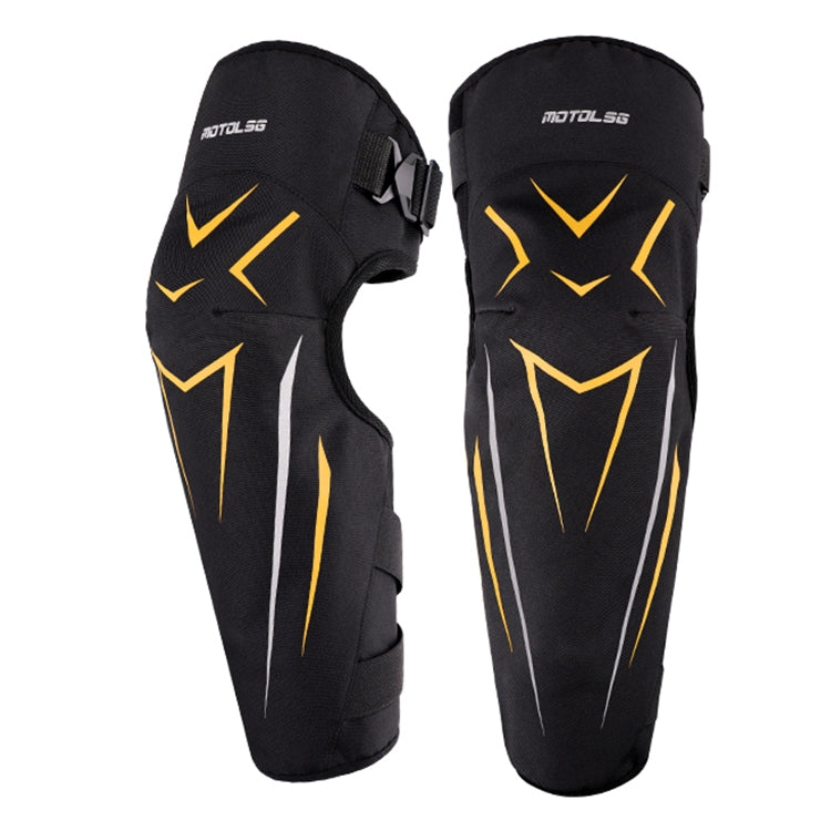 MOTOLSG 2 in 1 Knee Pads Motorcycle Bicycle Riding Warm Fleece Soft Protective Gear, Without CE Protector