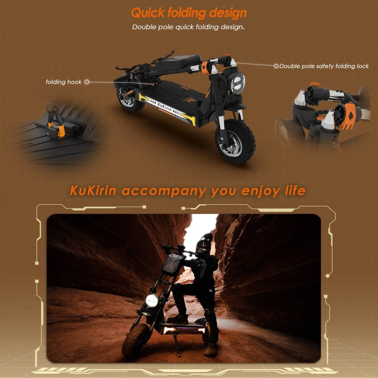 Kukirin G4 Max 12 inch Tires 3200W 60V 35.2AH Three-speed Folding Electric Offroad Scooter with LED Display, G4 Max