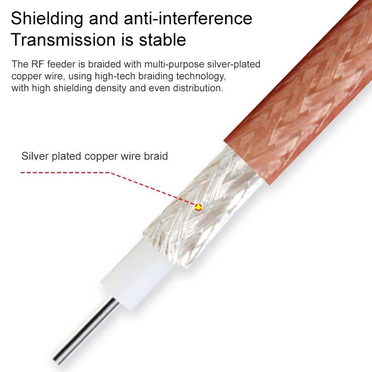 TS9 to RG316 Coaxial RF Connector Cable Extension Cable, Specification: 20 x 15cm, 20 x 15cm