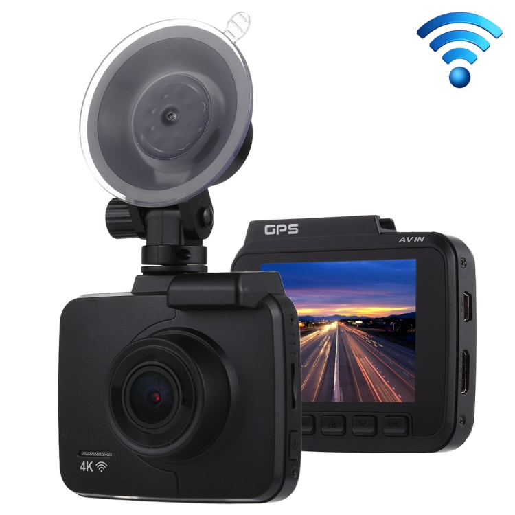 GS63H Car DVR Camera 2.4 inch LCD Screen HD 2880 x 2160P 150 Degree Wide Angle Viewing, Support Motion Detection / TF Card / G-Sensor / GPS / WiFi / HDMI, GS63H