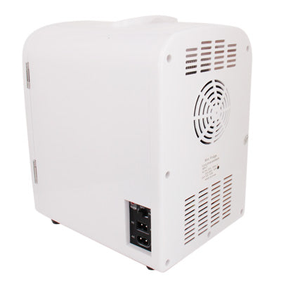 4L DC 12V Car Powered Drink Cooling Fridge, 4L White