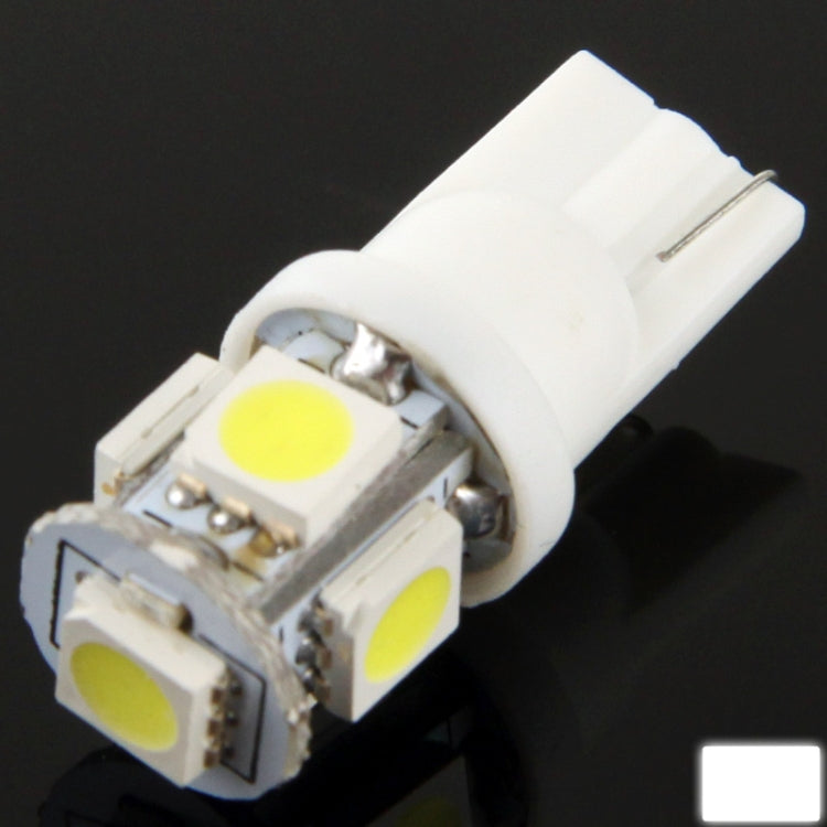 T10 5 LED 5050 SMD Car Signal Light Bulb, Pair, Pair, Green