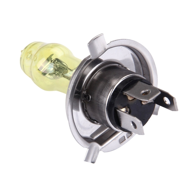 H4 Xenon Pure Yellow Bulbs, 12V 100/90W, H4 100/90W