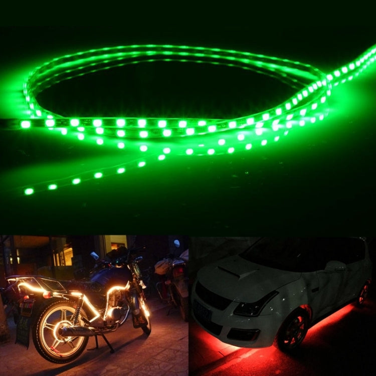 5 PCS Flow Style 45 LED 3528 SMD Waterproof Flexible Car Strip Light for Car Decoration, DC 12V, Length: 45cm, 45cm Red, 45cm White, 45cm Yellow, 45cm Dark Blue, 45cm Green, 45cm Ice Blue, 45cm Pink