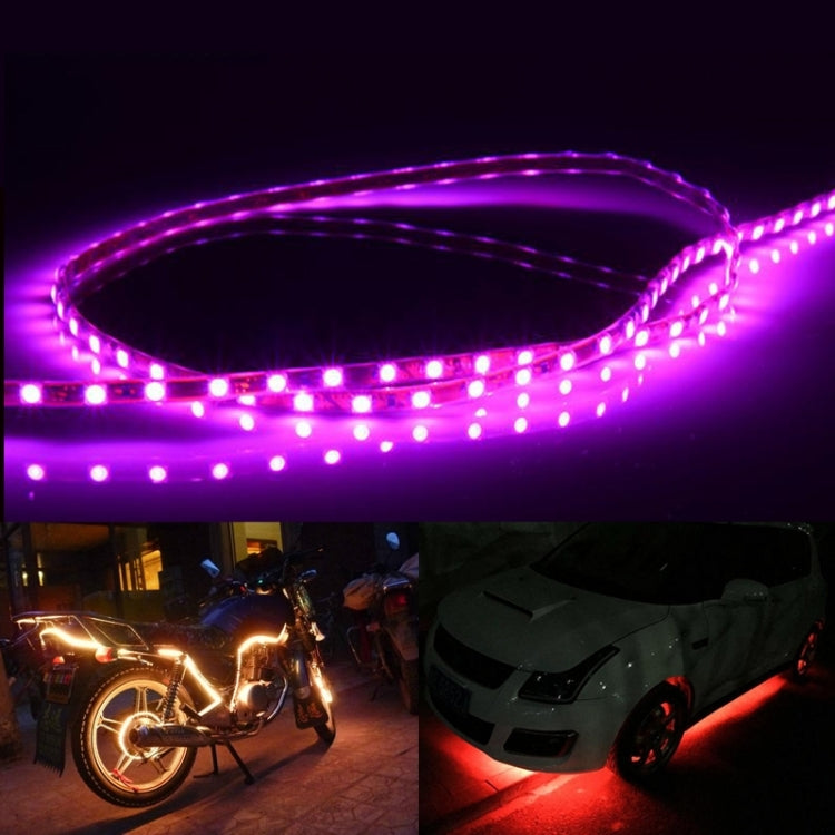 5 PCS Flow Style 45 LED 3528 SMD Waterproof Flexible Car Strip Light for Car Decoration, DC 12V, Length: 45cm, 45cm Red, 45cm White, 45cm Yellow, 45cm Dark Blue, 45cm Green, 45cm Ice Blue, 45cm Pink