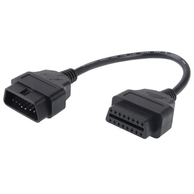 16 Pin Female to 16 Pin Male OBDII Diagnostic Cable, 16 Pin Female to 16 Pin Male