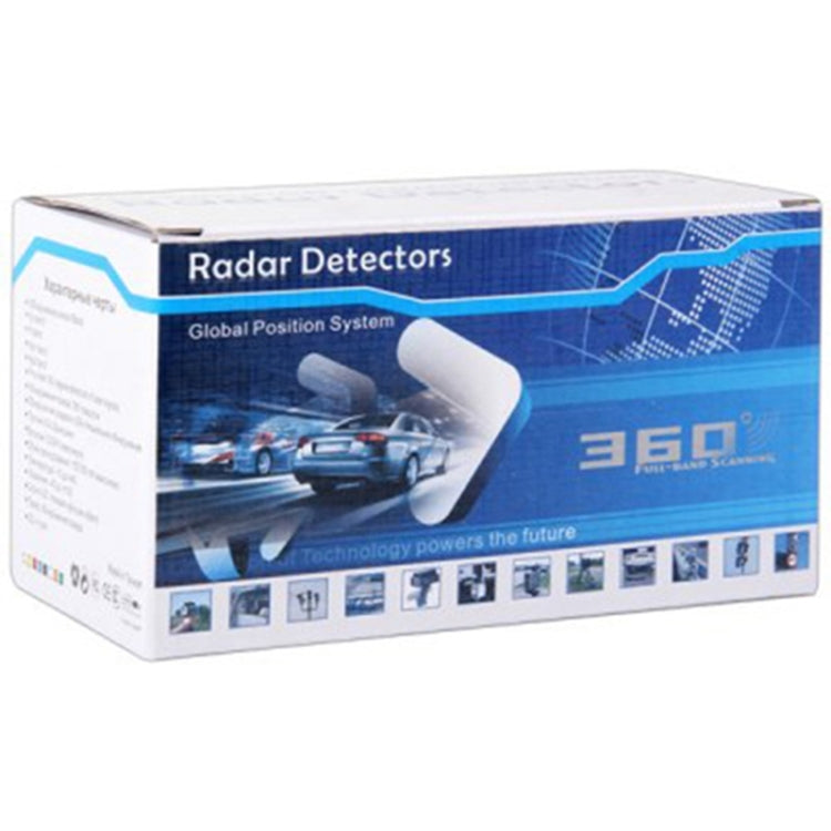 V7 Car Anti-Police Radar Detector 360 Protection Defense Laser Detection, Built-in Russian & English Voice Broadcast, V7 (Dark Blue), V7 (Black)