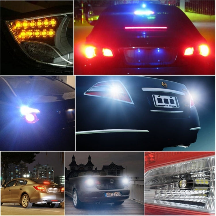 2 PCS 1157 9W 450LM White Light 45 LED 4014 SMD Car Brake Light Steering Light Bulb, DC 12V, 1157