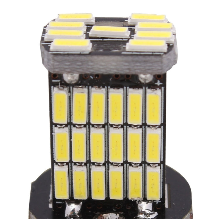 2 PCS T25 3156 9W 450LM White Light 45 LED 4014 SMD Car Brake Light Reverse Lamp Parking Light Bulb, DC 12V, 3156