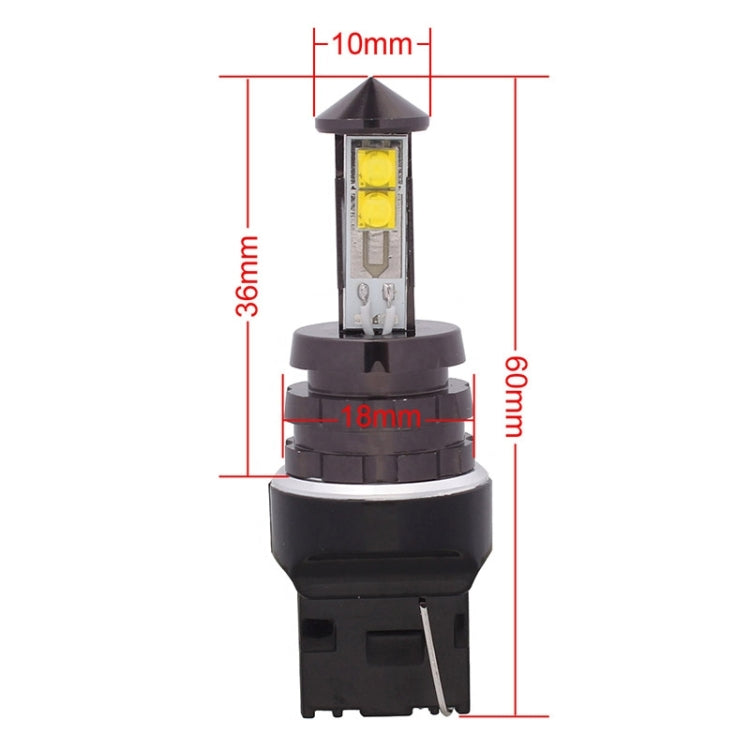 MZ T20 7440 20W 800LM White Light 4 CREE XT-E LED Car Brake Light Daytime Running Light Bulb, DC 12-24V, 7440