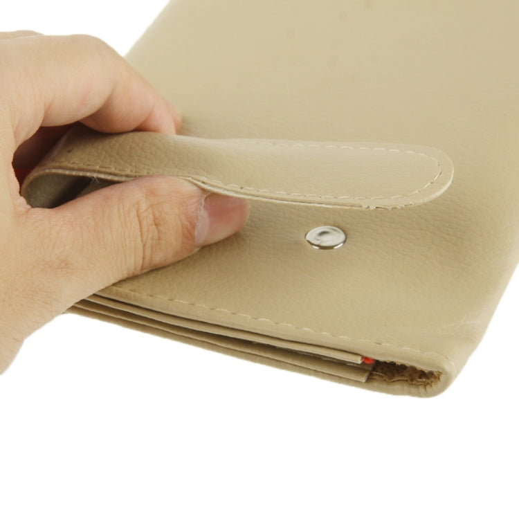Elegant PU Leather Car Sun Visor Tissue Paper Holder Dispenser Box, Car Sun Visor Tissue Box, Black