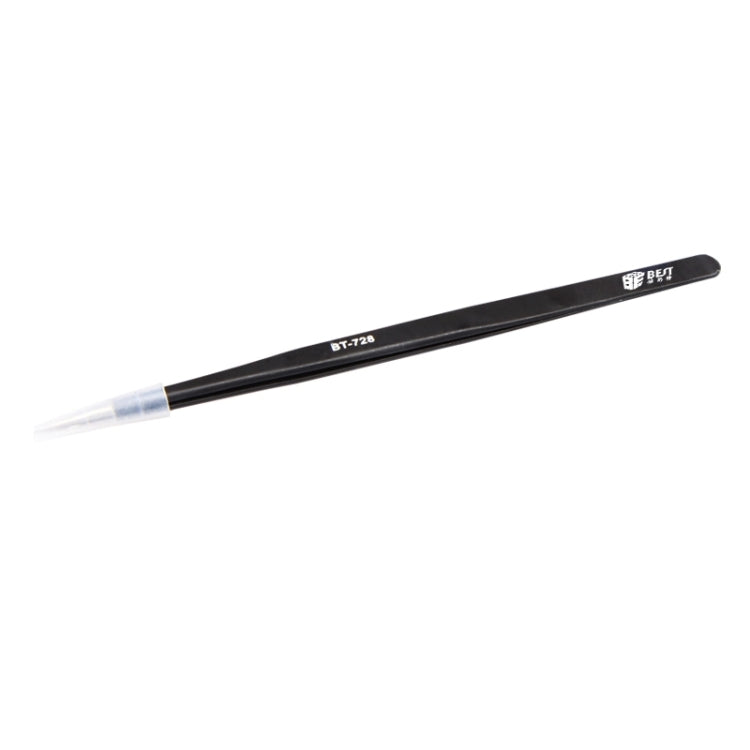 BEST BST-728 202 Stainless Steel Anti-static Tip Tweezers, BST-728