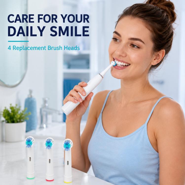 4 PCS Electric Toothbrush Heads Replacement Oral Health Care