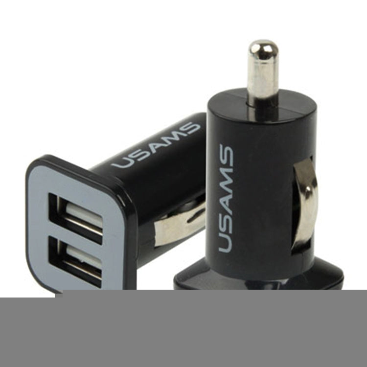 High Performance 2.1A + 1A Dual USB Port Car Charger for iPad Air 2 & Air & 4, iPhone 6 & 6 Plus & 5C & 5S & 4 & 4S, iPod touch, Galaxy Tablet / Note Series and Other Mobile Phone, Navigators