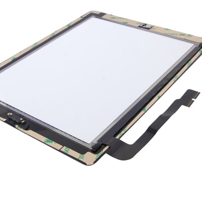 (Controller Button + Home Key Button PCB Membrane Flex Cable + Touch Panel Installation Adhesive)  Touch Panel for New iPad (iPad 3)