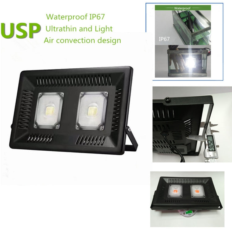 2 x 48 LED SMD 2835, Luminous Flux: > 8000LM, PF > 0.9, RA > 80, AC 90-140V, 100W Warm White