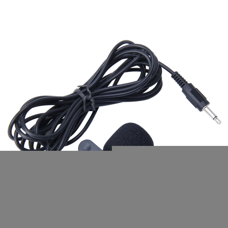Car Audio Microphone 3.5mm Jack Plug Mic Stereo Mini Wired External Clip Microphone Player for Auto DVD Radio, Cable Length: 2.1m, Clip