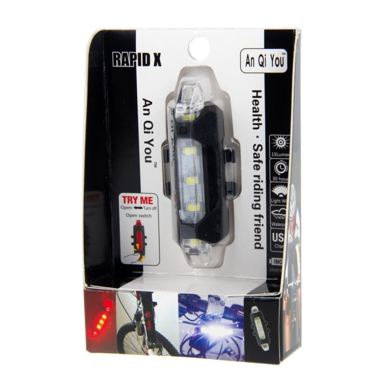 AQY-093 Detachable USB Rechargeable LED Bike Taillight