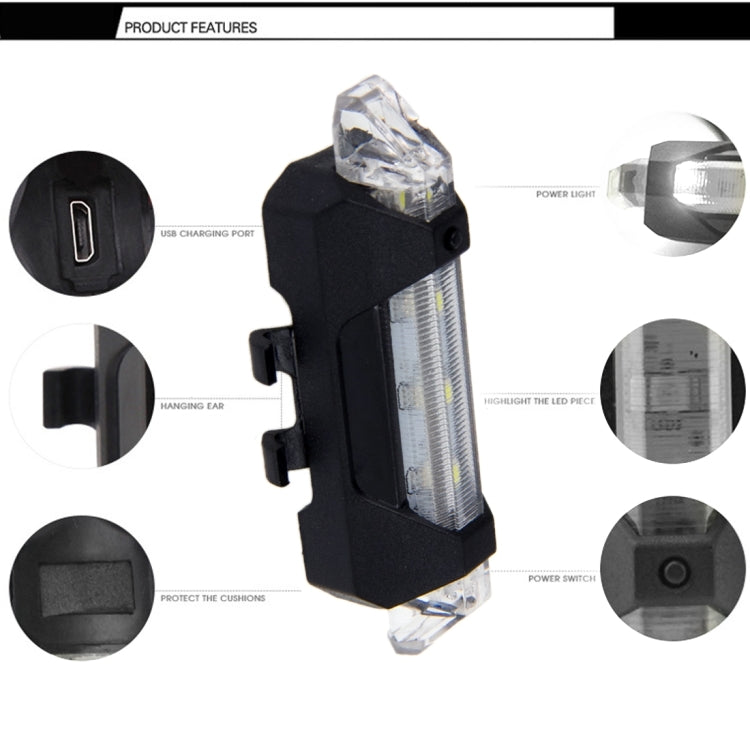AQY-093 Detachable USB Rechargeable LED Bike Taillight