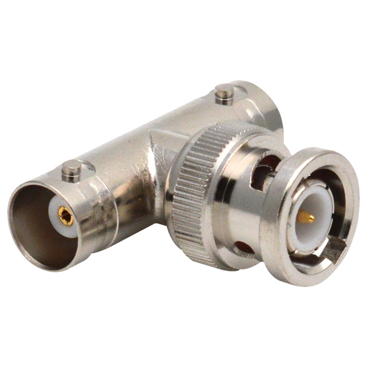 T-Type BNC Plug To 2 BNC Jack Connector, T-Type BNC To 2 BNC