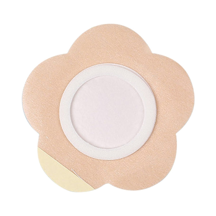 10pcs 042 Spunlace Non-woven Stickers Anti-osmosis Three-volt Belly Button Plaster, Size: 8x8x3.5cm(Plum Shape), 8x8x3.5cm